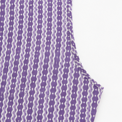 Heritage Stripe Purple Cotton Top