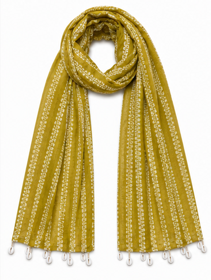 Raindrop Stripes | Dye Cotton Stole