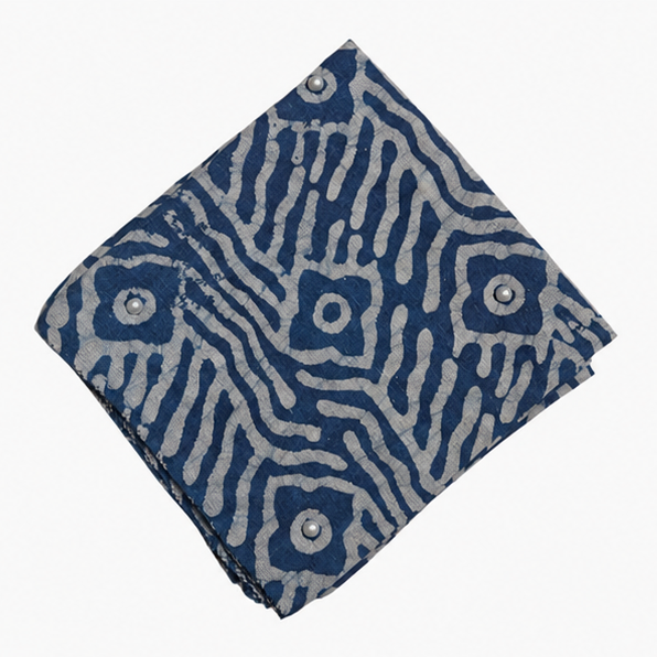 Maze with Pearls  | Batik Stole