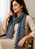 Maze with Pearls  | Batik Stole