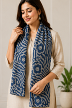 Maze with Pearls  | Batik Stole